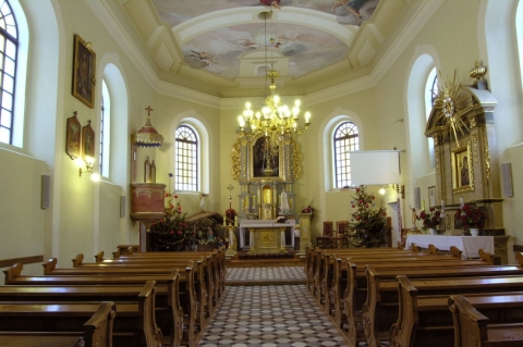 Wnętrze kościoła w Suścu